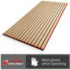 imageArt3d 6Pack Acoustic Wood Slat Wall Panels for Interior Decor 3D Fluted Sound Absorbing Wood Paneling for Accent Wall Ceiling Kitchen Living Room Bedroom Office 945 x 79 inch Deep WalnutOak