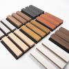 imageArt3d 6Pack Acoustic Wood Slat Wall Panels for Interior Decor 3D Fluted Sound Absorbing Wood Paneling for Accent Wall Ceiling Kitchen Living Room Bedroom Office 945 x 79 inch Deep WalnutSamples Pack