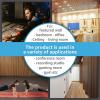 imageArt3d 6Pack Acoustic Wood Slat Wall Panels for Interior Decor 3D Fluted Sound Absorbing Wood Paneling for Accent Wall Ceiling Kitchen Living Room Bedroom Office 945 x 79 inch Deep WalnutWalnut