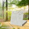 imageArt3d Peel and Stick Floor Tile 30Pack 12 x 12in Covers 30 Sqft Waterproof Vinyl Flooring Tiles Self Adhesive for Kitchen Bathroom ampamp Bedroom  White ampamp Beige Marble 15 Tiles per ColorWhite Grey Vein Marble