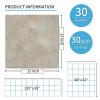 imageArt3d Peel and Stick Floor Tile 30Pack 12 x 12in Covers 30 Sqft Waterproof Vinyl Flooring Tiles Self Adhesive for Kitchen Bathroom ampamp Bedroom  White ampamp Beige Marble 15 Tiles per ColorSlate