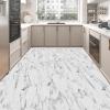 imageArt3d Peel and Stick Floor Tile 30Pack 12 x 12in Covers 30 Sqft Waterproof Vinyl Flooring Tiles Self Adhesive for Kitchen Bathroom ampamp Bedroom  White ampamp Beige Marble 15 Tiles per ColorGray Marble