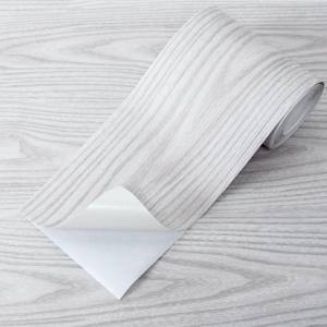 imageArt3d 60 Sqft Peel and Stick Floor Tiles 40Pcs Luxury Vinyl Plank Flooring Wood Look Adhesive and Waterproof Tile Sticker for Bedroom Living Room Kitchen Dust GreyLight Gray