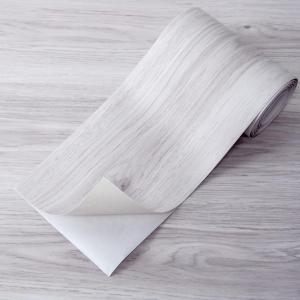 imageArt3d 60 Sqft Peel and Stick Floor Tiles 40Pcs Luxury Vinyl Plank Flooring Wood Look Adhesive and Waterproof Tile Sticker for Bedroom Living Room Kitchen Dust GreyWhiteGrey