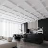 imageArt3d 24Pack 24x24 Inch PVC Waterproof Drop Ceiling Tiles for Home Dcor  2x2 ft 3D Modern Ceiling Panel for Suspended Grid WhiteWhite