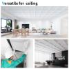 imageArt3d 24Pack 24x24 Inch PVC Waterproof Drop Ceiling Tiles for Home Dcor  2x2 ft 3D Modern Ceiling Panel for Suspended Grid WhiteWhite