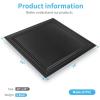imageArt3d 24Pack Drop Relief Ceiling Tiles for Home Office ampamp Commercial Space 24 x 24in PVC Waterproof 3D Wall Panels Cover 96 Sq Ft Black