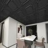 imageArt3d Drop Ceiling Tiles 24x24 in White 24Pack 96 Sqft Wainscoting Panels Glue Up 2x2Black