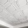 imageArt3d Drop Ceiling Tiles 24x24 in White 24Pack 96 Sqft Wainscoting Panels Glue Up 2x2White