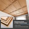 imageArt3d PVC Ceiling Tiles 2x2 Plastic Sheet in Black 24PackBronze