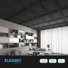 imageArt3d PVC Ceiling Tiles 2x2 Plastic Sheet in Black 24PackRectangular Black