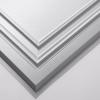 imageArt3d PVC Ceiling Tiles 2x2 Plastic Sheet in White 24PackBrushed Silver