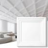 imageArt3d 24Pack 24x24 Inch PVC Waterproof Drop Ceiling Tiles for Home Dcor  2x2 ft 3D Modern Ceiling Panel for Suspended Grid WhiteWhite