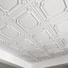imageArt3d Drop Ceiling Tiles 24x24 in White 24Pack 96 Sqft Wainscoting Panels Glue Up 2x2White