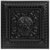 imageArt3d Drop Ceiling Tiles Glue up Ceiling Tiles 2x2 Plastic Sheet in Black 12Pack 48 SqftBlack