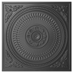 imageArt3d 24Pack Drop Ceiling Tiles 2x2 FT Decorative Easy Install PVC Ceiling Panels for Interior Kitchen Bathroom Basement 24x24 Inch WhiteBlack