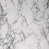 imageArt3d SelfAdhesive Grey Marble Wallpaper Matt 173quotx200quotBlackWhite