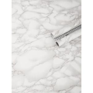 imageArt3d SelfAdhesive Grey Marble Wallpaper Matt 173quotx200quotGray