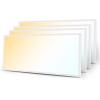 imageArt3d 1x4 FT LED Flat Panel Light 3CCT Selectable Color Temperature 3000K4000K5000K 010V Dimmable 5500LM Flush Mount Ceiling Light 20W30W40W Drop Ceiling Light 4 Pack4 Pack 3CCT