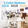 imageArt3d 1x4 FT LED Flat Panel Light 3CCT Selectable Color Temperature 3000K4000K5000K 010V Dimmable 5500LM Flush Mount Ceiling Light 20W30W40W Drop Ceiling Light 4 Pack2 Pack 3CCT