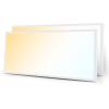 imageArt3d 1x4 FT LED Flat Panel Light 3CCT Selectable Color Temperature 3000K4000K5000K 010V Dimmable 5500LM Flush Mount Ceiling Light 20W30W40W Drop Ceiling Light 4 Pack2 Pack 3CCT