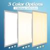 imageArt3d 1x4 FT LED Flat Panel Light 3CCT Selectable Color Temperature 3000K4000K5000K 010V Dimmable 5500LM Flush Mount Ceiling Light 20W30W40W Drop Ceiling Light 4 Pack2 Pack 3CCT