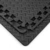 image:imageArt3d 48 SqFt Eva Puzzle Exercise Mats 24x24 x 12 Thick Foam Interlocking Tiles for Flooring Workout Gym Equipments Pack of 12 Dark WalnutBlack  12 Tiles  48 Sq Ft  12 Inch