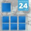 image:imageArt3d 48 SqFt Eva Puzzle Exercise Mats 24x24 x 12 Thick Foam Interlocking Tiles for Flooring Workout Gym Equipments Pack of 12 Dark WalnutBlue  6 Tiles  24 Sq Ft  12 Inch