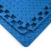 image:imageArt3d 48 SqFt Eva Puzzle Exercise Mats 24x24 x 12 Thick Foam Interlocking Tiles for Flooring Workout Gym Equipments Pack of 12 Dark WalnutBlue  6 Tiles  24 Sq Ft  12 Inch