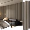 image:imageArt3d 4Pack 108 x 12 Acoustic Wood Panels for Wall Soundproof Wood Slat Panel for Wall and Ceiling 3D Fluted Sound Absorbing Paneling for Interior Wall Decor Living Room Bedroom  TeakOak