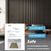 image:imageArt3d 4Pack 108 x 12 Acoustic Wood Panels for Wall Soundproof Wood Slat Panel for Wall and Ceiling 3D Fluted Sound Absorbing Paneling for Interior Wall Decor Living Room Bedroom  TeakAmerican Walnut