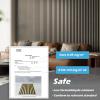 image:imageArt3d 4Pack 108 x 12 Acoustic Wood Panels for Wall Soundproof Wood Slat Panel for Wall and Ceiling 3D Fluted Sound Absorbing Paneling for Interior Wall Decor Living Room Bedroom  TeakOak