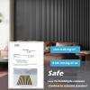 image:imageArt3d 4Pack 108 x 12 Acoustic Wood Panels for Wall Soundproof Wood Slat Panel for Wall and Ceiling 3D Fluted Sound Absorbing Paneling for Interior Wall Decor Living Room Bedroom  TeakSmoky Oak