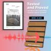 image:imageArt3d 4Pack 108 x 12 Acoustic Wood Panels for Wall Soundproof Wood Slat Panel for Wall and Ceiling 3D Fluted Sound Absorbing Paneling for Interior Wall Decor Living Room Bedroom  TeakTeak
