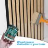 image:imageArt3d 4Pack 108 x 12 Acoustic Wood Panels for Wall Soundproof Wood Slat Panel for Wall and Ceiling 3D Fluted Sound Absorbing Paneling for Interior Wall Decor Living Room Bedroom  TeakOak