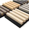image:imageArt3d 4Pack 108 x 12 Acoustic Wood Panels for Wall Soundproof Wood Slat Panel for Wall and Ceiling 3D Fluted Sound Absorbing Paneling for Interior Wall Decor Living Room Bedroom  TeakSample