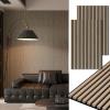 image:imageArt3d 4Pack 108 x 12 Acoustic Wood Panels for Wall Soundproof Wood Slat Panel for Wall and Ceiling 3D Fluted Sound Absorbing Paneling for Interior Wall Decor Living Room Bedroom  TeakPeach