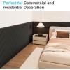 image:imageArt3d Wainscoting Panels Beaded Polystyrene Wall Board for Interior Wall Dcor 793 Wide X 407 high Covers 2238 sqft WhiteBlack