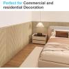 image:imageArt3d Wainscoting Panels Beaded Polystyrene Wall Board for Interior Wall Dcor 793 Wide X 407 high Covers 2238 sqft WhiteOak