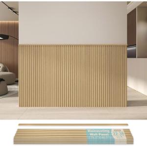 image:imageArt3d Wainscoting Panels Beaded Polystyrene Wall Board for Interior Wall Dcor 793 Wide X 407 high Covers 2238 sqft WhiteOak