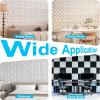 image:imageArt3d 33Pack 3D Wall Panel for Interior Wall Dcor Diamond Textured PVC Accent Wall Paneling for Living Room Bedroom Office TV Wall Background 118x118 Cover 32SqFt WhiteWhite