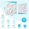 image:imageArt3d 33Pack 3D Wall Panel for Interior Wall Dcor Diamond Textured PVC Accent Wall Paneling for Living Room Bedroom Office TV Wall Background 118x118 Cover 32SqFt WhiteWhite