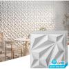 image:imageArt3d 33Pack 3D Wall Panel for Interior Wall Dcor Diamond Textured PVC Accent Wall Paneling for Living Room Bedroom Office TV Wall Background 118x118 Cover 32SqFt WhiteWhite