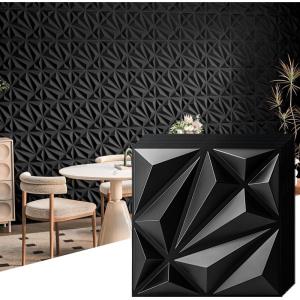 image:imageArt3d 33Pack 3D Wall Panel for Interior Wall Dcor Diamond Textured PVC Accent Wall Paneling for Living Room Bedroom Office TV Wall Background 118x118 Cover 32SqFt WhiteBlack