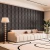 image:imageArt3d 33Pack 3D Textured Accent Wall Panel for Interior Dcor Waterproof PVC Decorative Wall Paneling for Living Room Bedroom Gaming Room Office 118x118 Cover 32SqFt WhiteBlack