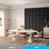 image:imageArt3d 33Pack 3D Textured Accent Wall Panel for Interior Dcor Waterproof PVC Decorative Wall Paneling for Living Room Bedroom Gaming Room Office 118x118 Cover 32SqFt WhiteBlack