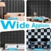 image:imageArt3d 33Pack 3D Textured Accent Wall Panel for Interior Dcor Waterproof PVC Decorative Wall Paneling for Living Room Bedroom Gaming Room Office 118x118 Cover 32SqFt WhiteBlack