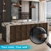 image:imageArt3d 33Pack 3D Textured Accent Wall Panel for Interior Dcor Waterproof PVC Decorative Wall Paneling for Living Room Bedroom Gaming Room Office 118x118 Cover 32SqFt WhiteBlack
