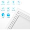 image:imageArt3d 33Pack 3D Textured Accent Wall Panel for Interior Dcor Waterproof PVC Decorative Wall Paneling for Living Room Bedroom Gaming Room Office 118x118 Cover 32SqFt WhiteWhite