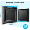 image:imageArt3d 33Pack 3D Textured Accent Wall Panel for Interior Dcor Waterproof PVC Decorative Wall Paneling for Living Room Bedroom Gaming Room Office 118x118 Cover 32SqFt WhiteBlack